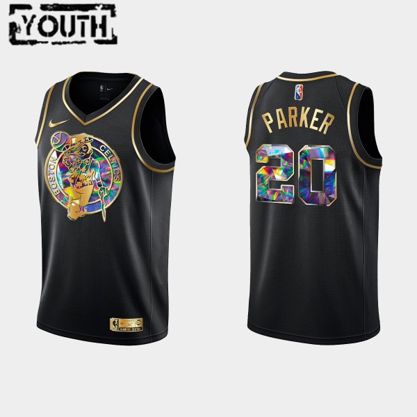 NBA Boston Celtics Trikot Jabari Parker 20 Nike 2021-22 Schwarz Golden Edition 75th Anniversary Diamond Swingman - Kinder NBA Boston Celtics Trikot Jabari Parker 20 Nike 2021-22 Schwarz Golden Edition 75th Anniversary Diamond Swingman - Kinder
